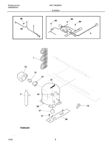 07 - System parts for White Westinghouse Freezer WFC15K2BW2 from AppliancePartsPros.com