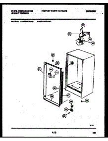 03 - Cabinet Parts parts for Frigidaire Freezer WFU09M2AW2 from AppliancePartsPros.com