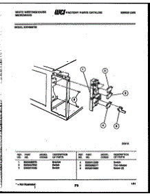 03 - Switch Parts parts for Frigidaire Microwave KM169MTM from AppliancePartsPros.com