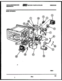 05 - Power Control parts for Frigidaire Microwave KM169MTM from AppliancePartsPros.com