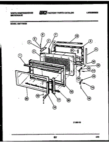 03 - Door Parts parts for Frigidaire Microwave KM777NXM from AppliancePartsPros.com