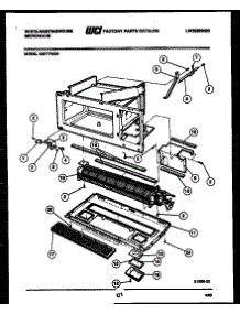 07 - Filter And Ventilation Fan Assembly parts for Frigidaire Microwave KM777NXM from AppliancePartsPros.com