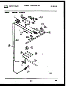 06 - Burner, Manifold And Gas Control parts for Frigidaire Range GF300ND5 from AppliancePartsPros.com
