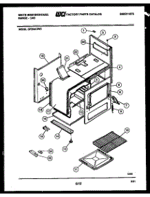 06 - Body Parts parts for Frigidaire Range GF204KXW3 from AppliancePartsPros.com