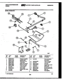 05 - Burner, Manifold And Gas Control parts for Frigidaire Range GF300KXW2 from AppliancePartsPros.com