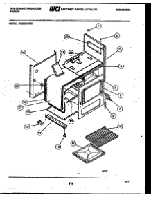 06 - Body Parts parts for Frigidaire Range GF300KXW2 from AppliancePartsPros.com