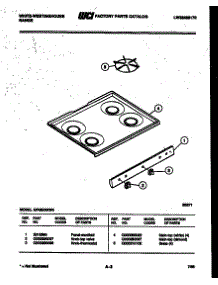 03 - Cooktop Parts parts for Frigidaire Range GF420HXW4 from AppliancePartsPros.com