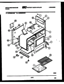 05 - Body Parts parts for Frigidaire Range GF504KXW0 from AppliancePartsPros.com