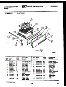 05 - Broiler Drawer Parts parts for Frigidaire Range GF625LW1 from AppliancePartsPros.com
