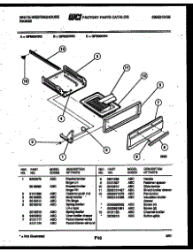 05 - Broiler Drawer Parts parts for Frigidaire Range GF600ND3 from AppliancePartsPros.com