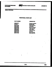 06 - Door Parts parts for Frigidaire Range GF750ND1 from AppliancePartsPros.com