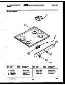 04 - Cooktop Parts parts for Frigidaire Range GF780KXD4 from AppliancePartsPros.com