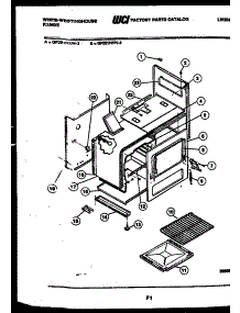 05 - Body Parts parts for Frigidaire Range GF830HXW5 from AppliancePartsPros.com