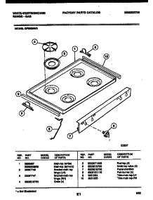 03 - Cooktop Parts parts for Frigidaire Range GF950NW3 from AppliancePartsPros.com