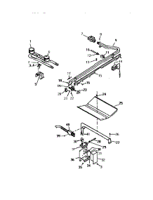 04 - Burner Assembly parts for Frigidaire Range GF970HXD1 from AppliancePartsPros.com