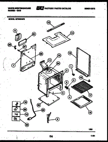 07 - Body Parts parts for Frigidaire Range GF830NW3 from AppliancePartsPros.com