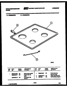 03 - Cooktop Parts parts for Frigidaire Range KD860GDKH2 from AppliancePartsPros.com