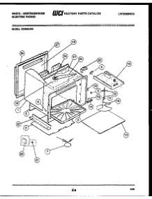 08 - Upper Body Parts parts for Frigidaire Oven KB969LM0 from AppliancePartsPros.com
