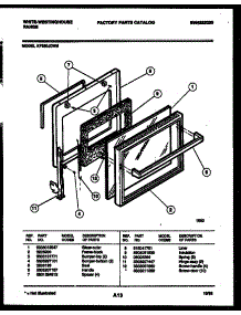 04 - Door Parts parts for Frigidaire Range KF330JDD5 from AppliancePartsPros.com