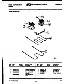 05 - Broiler Parts parts for Frigidaire Range KF350GDW7 from AppliancePartsPros.com