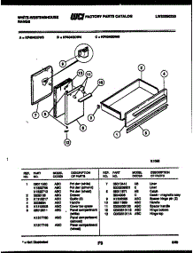 04 - Drawer And Panel Compartment Parts parts for Frigidaire Range KF404GDH3 from AppliancePartsPros.com