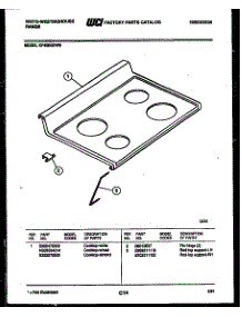 03 - Cooktop Parts parts for Frigidaire Range KF400GDD6 from AppliancePartsPros.com