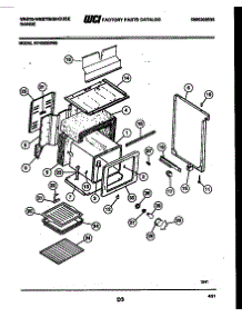 06 - Body Parts parts for Frigidaire Range KF400GDD6 from AppliancePartsPros.com