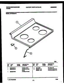 03 - Cooktop Parts parts for Frigidaire Range KF440GDH6 from AppliancePartsPros.com