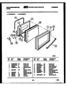 04 - Door Parts parts for Frigidaire Range KF440GDH4 from AppliancePartsPros.com