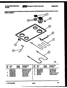 03 - Cooktop And Broiler Parts parts for Frigidaire Range KS540NKW1 from AppliancePartsPros.com