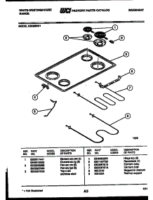 03 - Cooktop And Broiler Parts parts for Frigidaire Range KS860NKW1 from AppliancePartsPros.com