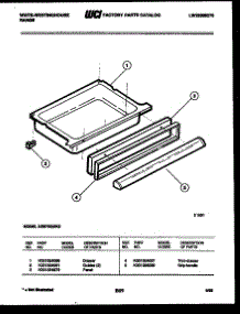 04 - Drawer Parts parts for Frigidaire Range KS970GDKH2 from AppliancePartsPros.com