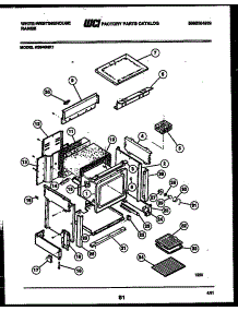 05 - Body Parts parts for Frigidaire Range KS540NKW1 from AppliancePartsPros.com