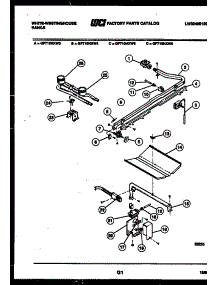 04 - Burner, Manifold And Gas Control parts for Frigidaire Range PGF201HXD0 from AppliancePartsPros.com
