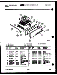 06 - Broiler Drawer Parts parts for Frigidaire Range PGF470HXW3 from AppliancePartsPros.com