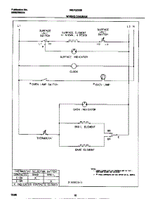 06 - Wiring Diagram parts for Frigidaire Range WEF322BEDB from AppliancePartsPros.com