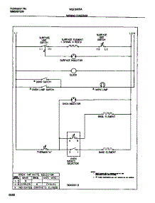 06 - Wiring Diagram parts for Frigidaire Range WEF322SADB from AppliancePartsPros.com