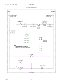 12 - Wiring Schematic parts for White Westinghouse Range WGF317ESA from AppliancePartsPros.com