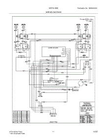 11 - Wiring Diagram parts for White Westinghouse Range WEF361ESB from AppliancePartsPros.com