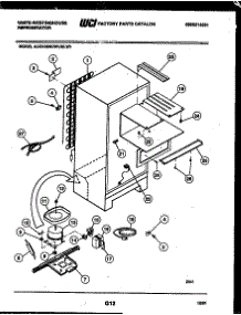 04 - System And Automatic Defrost Parts parts for Frigidaire Refrigerator ACG130NCW1 from AppliancePartsPros.com
