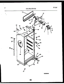 03 - Cabinet Parts parts for Frigidaire Refrigerator GTN175HH5 from AppliancePartsPros.com