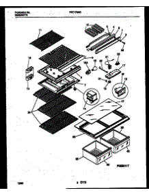 04 - Shelves And Supports parts for Frigidaire Refrigerator PRT173MCW3 from AppliancePartsPros.com