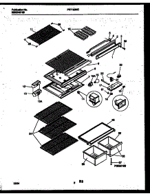 05 - Shelves And Supports parts for Frigidaire Refrigerator PRT193MCW4 from AppliancePartsPros.com