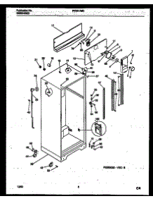 04 - Cabinet Parts parts for Frigidaire Refrigerator PRT217MCH3 from AppliancePartsPros.com