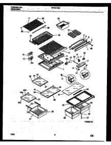05 - Shelves And Supports parts for Frigidaire Refrigerator PRT217MCD3 from AppliancePartsPros.com