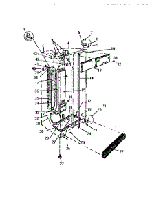 04 - Evaporator, Shelves, Crisper Pans parts for Frigidaire Refrigerator RS192GCD3 from AppliancePartsPros.com