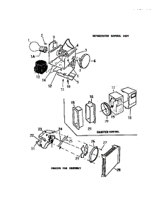 05 - Controls parts for Frigidaire Refrigerator RS192GCD3 from AppliancePartsPros.com