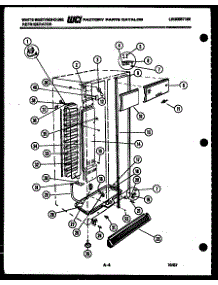 04 - Cabinet Parts parts for Frigidaire Refrigerator RS192GCW5 from AppliancePartsPros.com