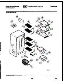 05 - Shelves And Supports parts for Frigidaire Refrigerator RS197MCW0 from AppliancePartsPros.com