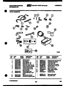 09 - Ice Maker Installation Parts parts for Frigidaire Refrigerator RS225MCH0 from AppliancePartsPros.com